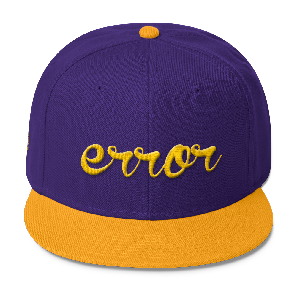 error 3D Snapback