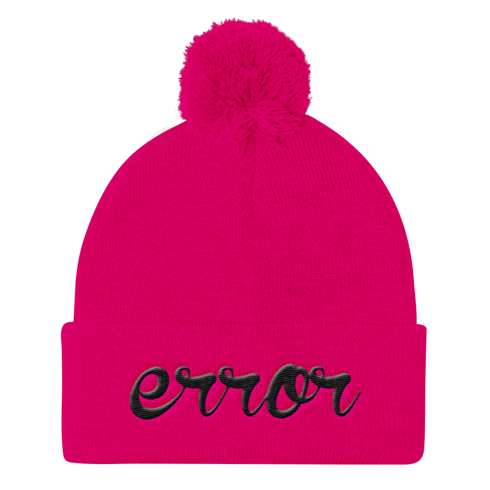 error 3d knit cap