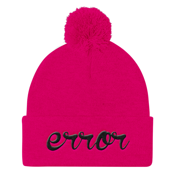 error 3d knit cap