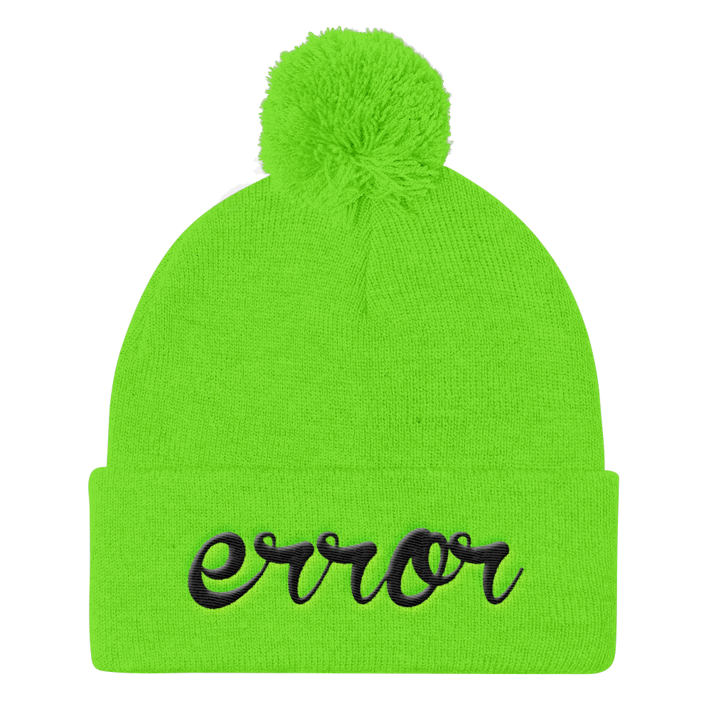 error 3d knit cap