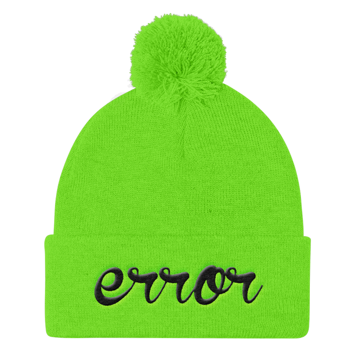 error 3d knit cap