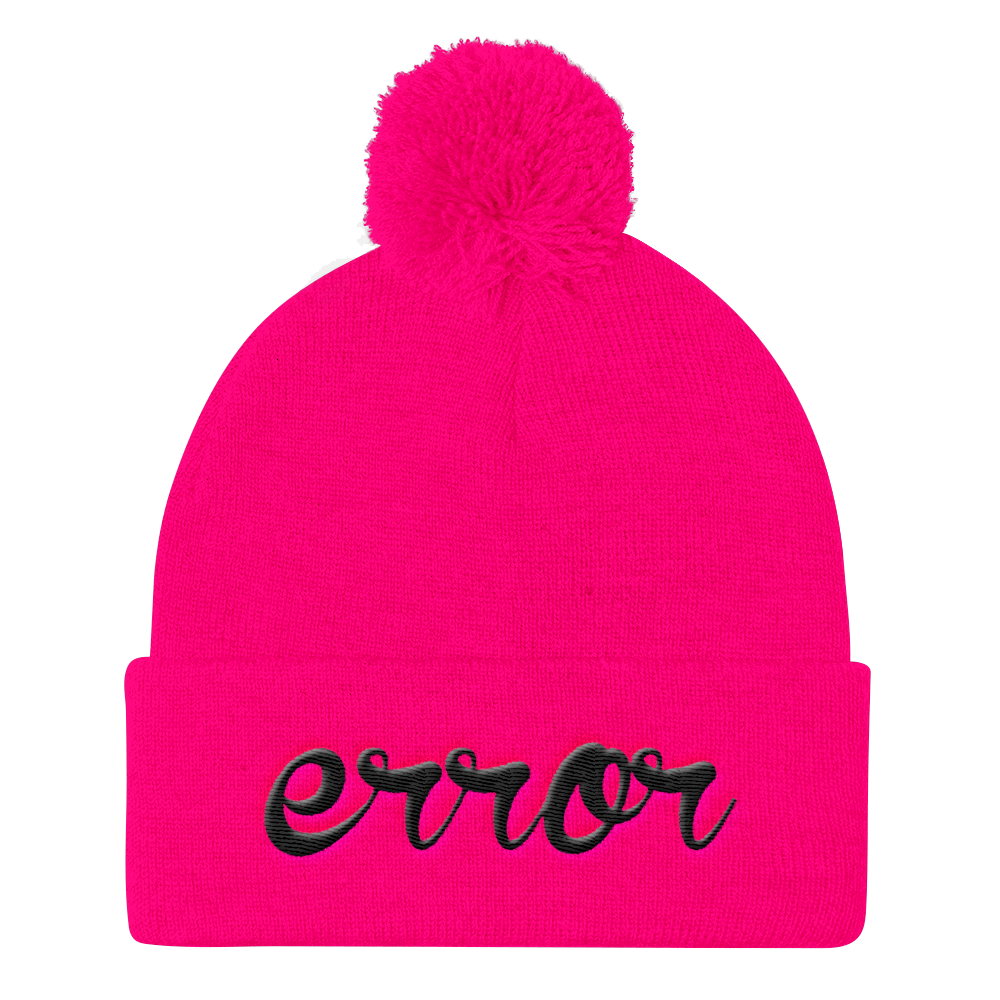 error 3d knit cap