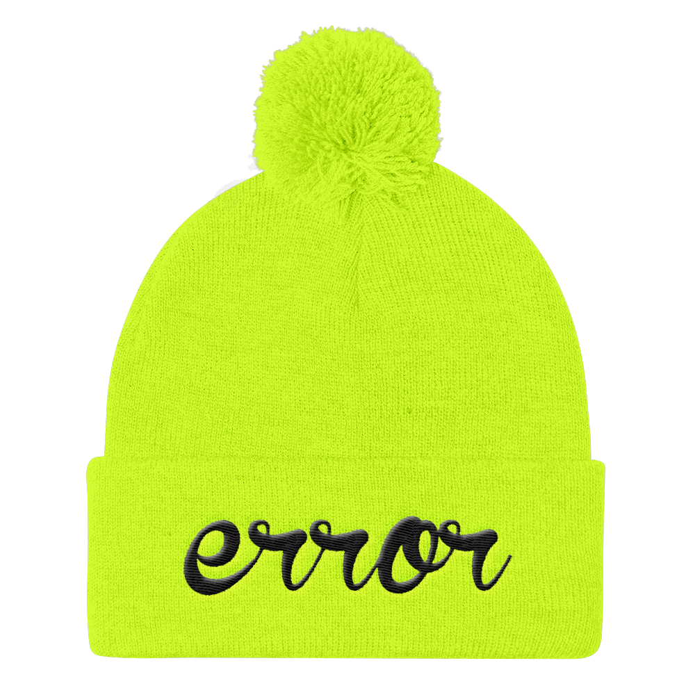 error 3d knit cap