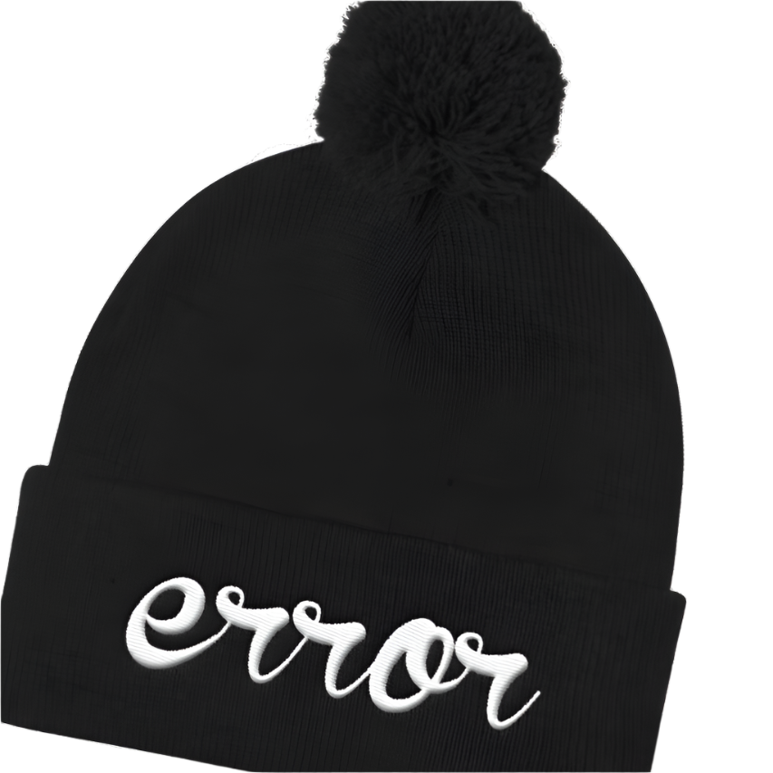 error 3d knit cap