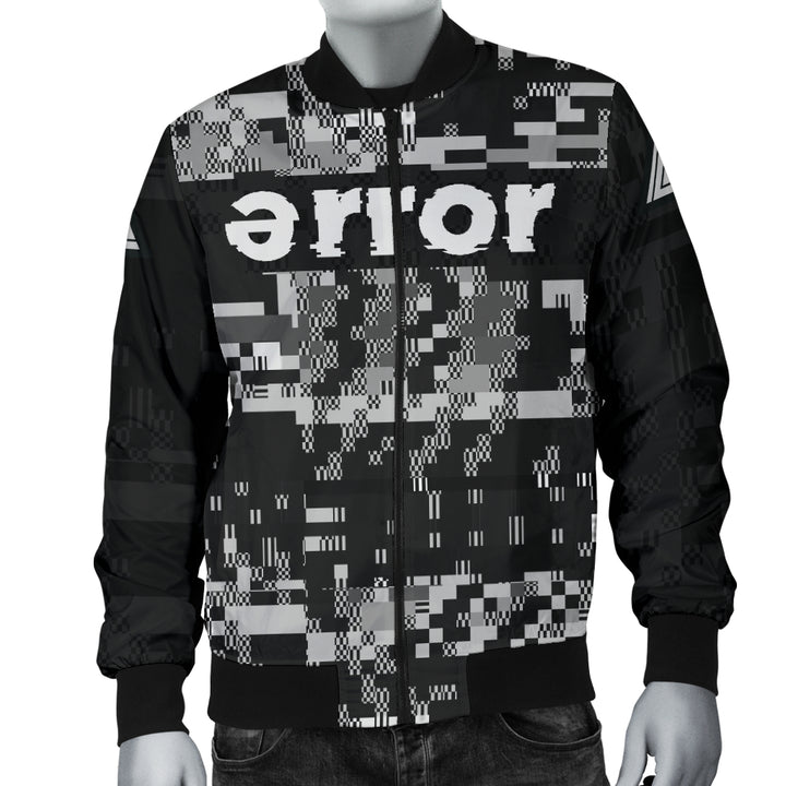 v.1 error 8-bit bomber jacket