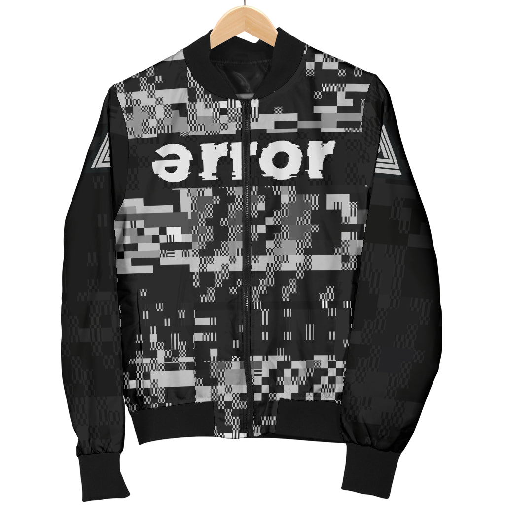 v.1 error 8-bit bomber jacket